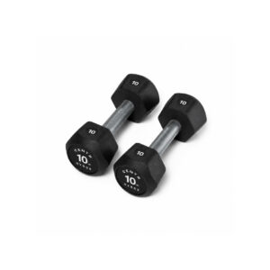 Centr x HYROX 10lbs rubber dumbbell for strength training and fitness workouts