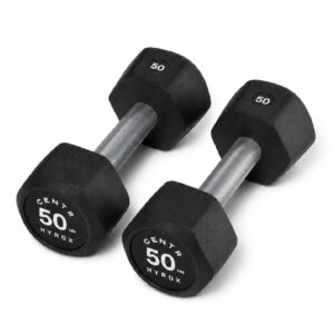 Centr x HYROX Training Series Rubber Dumbbell - LBS - Image 5