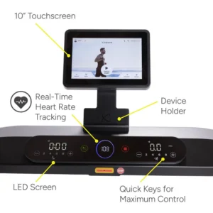 Centr Runr-S Folding Treadmill with 10" Touchscreen (110v) - Image 3