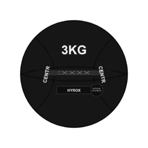 Centr HYROX 3KG wall ball size black competition ball