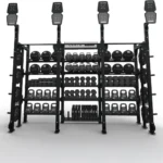 HYROX HR2 weight rack for organized gym equipment storage