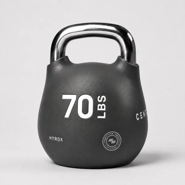 Centr x Hyrox rubber octo kettlebell 70 lbs for power training workout