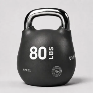 Centr x Hyrox rubber octo kettlebell 80 lbs for heavy duty gym training