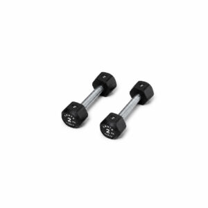 Centr x HYROX 2kg rubber dumbbell for strength training and fitness workouts