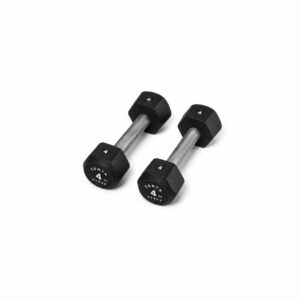 Centr x HYROX 4kg rubber dumbbell for strength training and fitness workouts