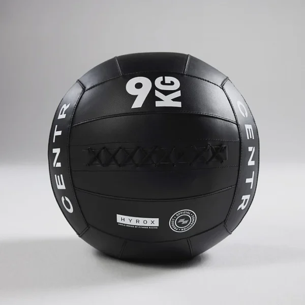 Centr x HYROX 9kg competition wall ball for HYROX training