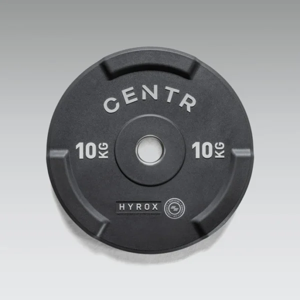HYROX urethane bumper plate 10kg gym equipment