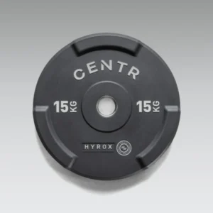 HYROX urethane bumper plate 15kg gym equipment