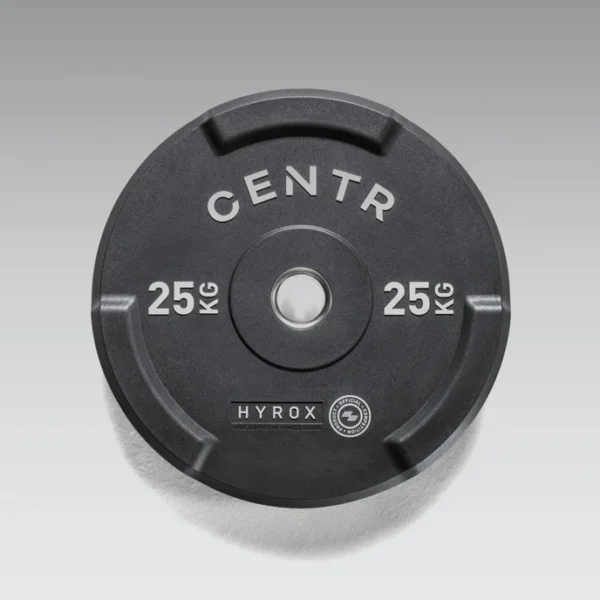 HYROX urethane bumper plate 25kg gym equipment