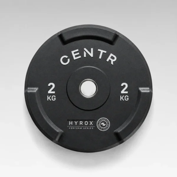 HYROX urethane bumper plate 2kg gym equipment
