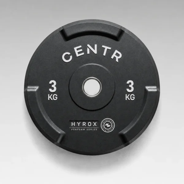 HYROX urethane bumper plate 3kg gym equipment