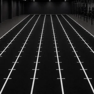 HYROX 8 lane gym turf for functional fitness and sled training