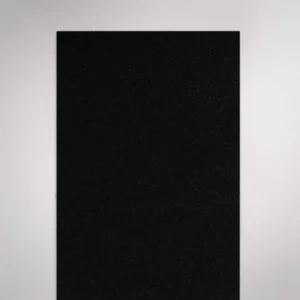 Plain black gym turf for training