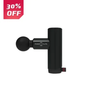 Power Plate Mini Plus compact massage gun for muscle recovery and travel use